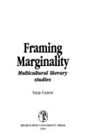 Cover of Framing Marginality