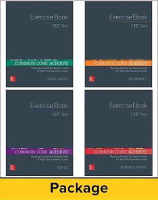 Book cover for Common Core Achieve, GED Exercise Book 25 Copy Set