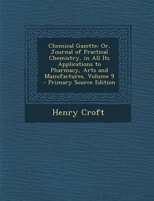 Book cover for Chemical Gazette