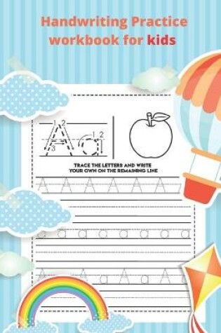 Cover of Handwriting Practice workbook for kids