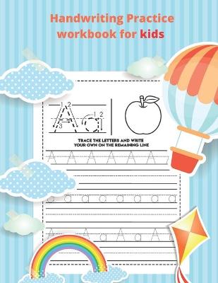 Book cover for Handwriting Practice workbook for kids