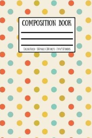 Cover of Retro Polkadots Composition Book