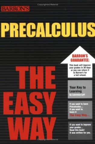 Cover of Precalculus the Easy Way