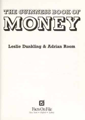 Book cover for Guinness: Money