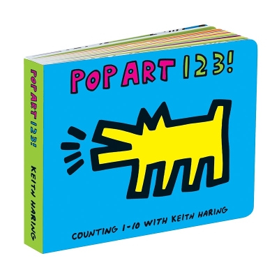 Book cover for Keith Haring Pop Art 123!