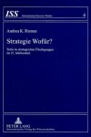 Book cover for Strategie Wofuer?