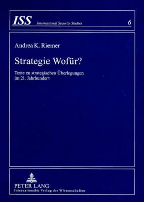 Cover of Strategie Wofuer?