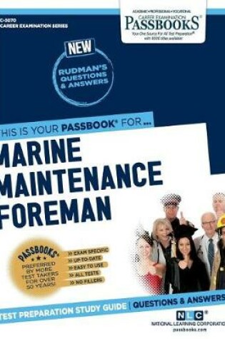 Cover of Marine Maintenance Foreman (C-3070)