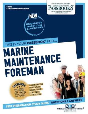 Book cover for Marine Maintenance Foreman (C-3070)