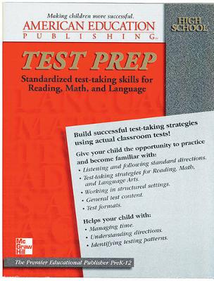 Book cover for Test Prep, Grades 9 - 12