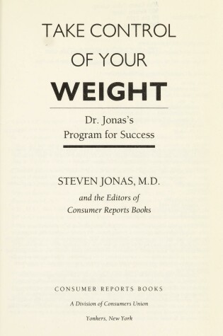 Cover of Take Control of Your Weight