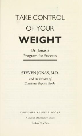 Book cover for Take Control of Your Weight