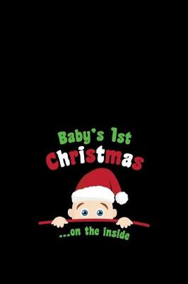 Book cover for Baby's 1st Christmas...on the inside