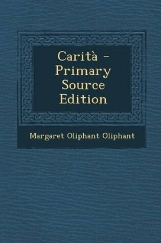 Cover of Carita - Primary Source Edition