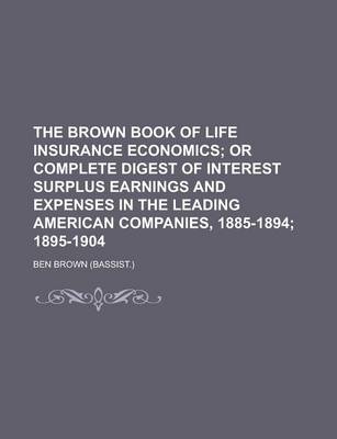 Book cover for The Brown Book of Life Insurance Economics