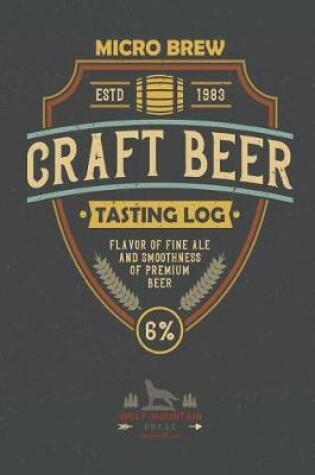 Cover of Micro Brew Craft Beer Tasting Log