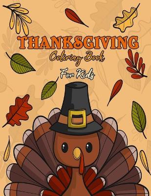 Book cover for Thanksgiving Coloring Book For Kids