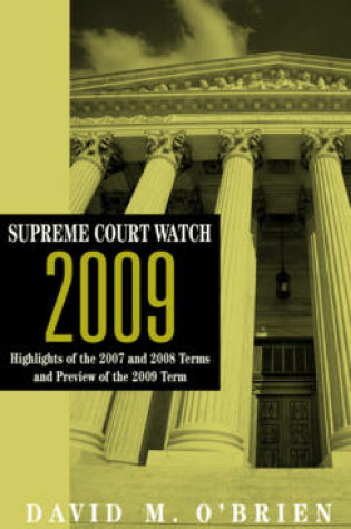 Cover of Supreme Court Watch 2009