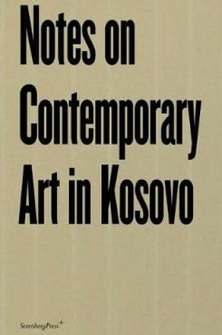 Cover of Notes on Contemporary Art in Kosovo