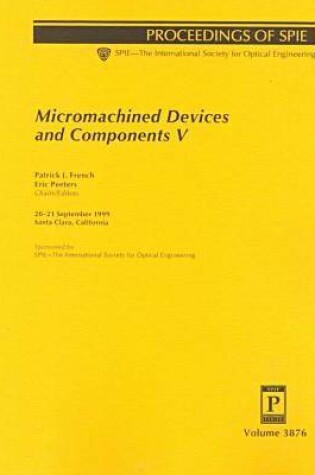 Cover of Micromachined Devices and Components V