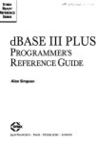 Cover of dBase III Plus