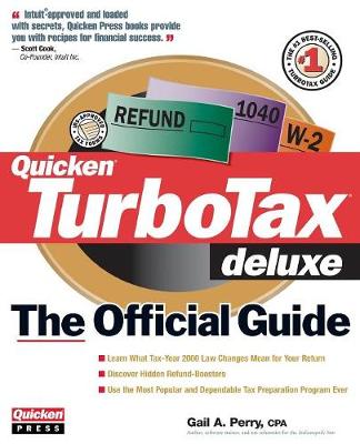 Book cover for TurboTax Deluxe Official Guide (for Tax Year 2000)