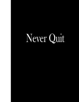 Book cover for Never Quit