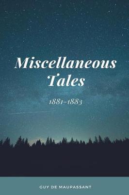 Book cover for Miscellaneous Tales 1881-1883