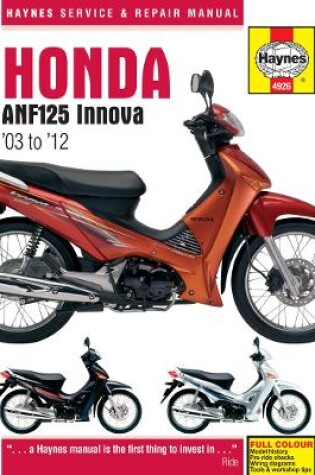 Cover of Honda ANF125 Innova Scooter (03 - 12)