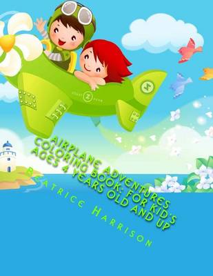 Book cover for Airplane Adventures Coloring Book