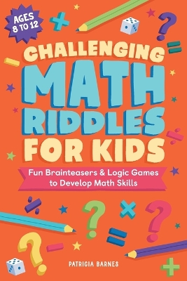 Book cover for Challenging Math Riddles for Kids