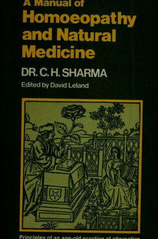 Cover of Manual of Homoeopathy and Natural Medicine