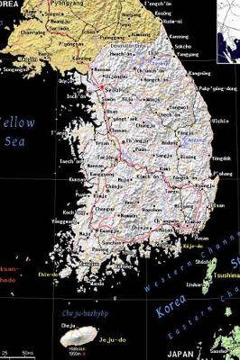 Book cover for Modern Day Color Map of South Korea Journal