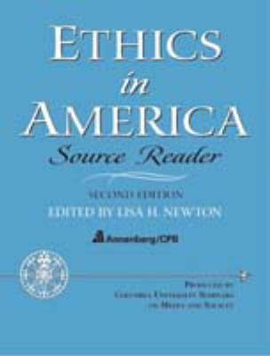 Book cover for Ethics in America - Source Reader