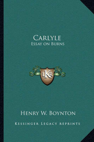 Cover of Carlyle