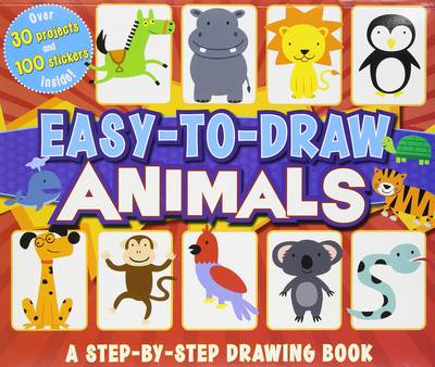 Book cover for Easy-to-Draw Animals: A Step-by-Step Drawing Book