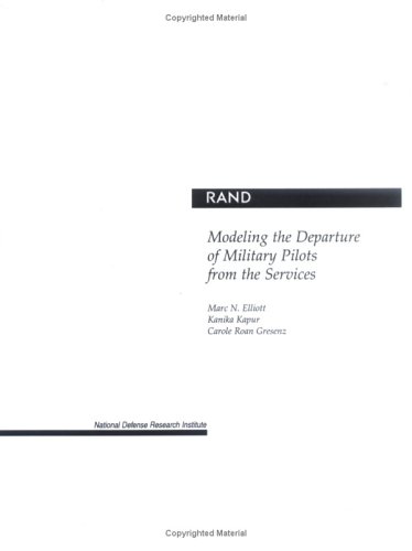 Book cover for Modeling the Departure of Military Pilots from the Services