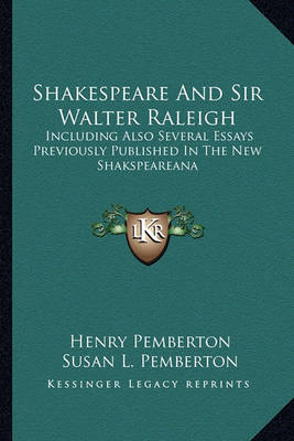 Book cover for Shakespeare and Sir Walter Raleigh