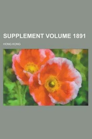 Cover of Supplement Volume 1891