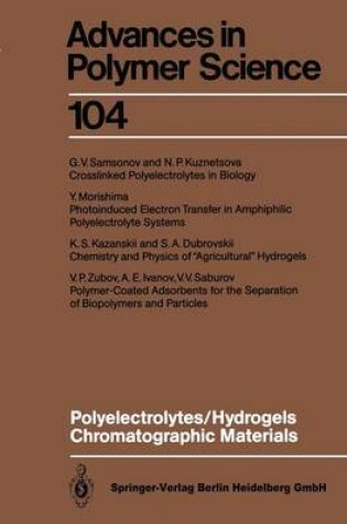 Cover of Polyelectrolytes Hydrogels Chromatographic Materials