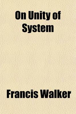Book cover for On Unity of System