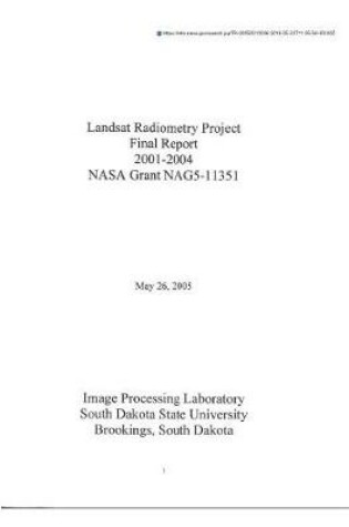 Cover of Landsat Radiometry Project