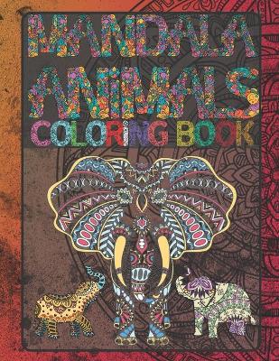 Book cover for Mandala Animals Coloring book