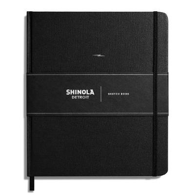 Book cover for Shinola Journal, HardLinen, Plain, Jet Black (8 x 9.25)