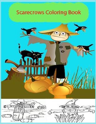 Book cover for Scarecrows Coloring Book