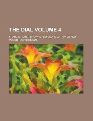 Book cover for The Dial Volume 4