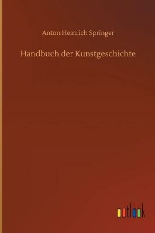 Cover of Handbuch der Kunstgeschichte