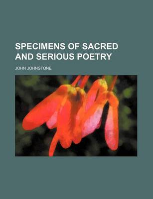 Book cover for Specimens of Sacred and Serious Poetry