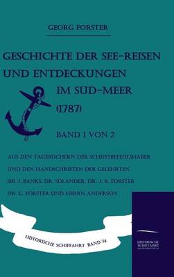 Cover of Geschichte der See-Reisen und Entdeckungen im Sud-Meer (1787) Band 1 von 2