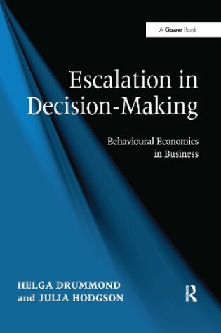 Cover of Escalation in Decision-Making